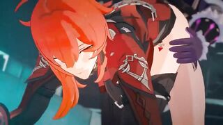 Diluc ruined raw and dripping by Fatui in Genshin gay hentai