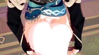Alhaitham and Kaveh wrecked in raw anime hentai