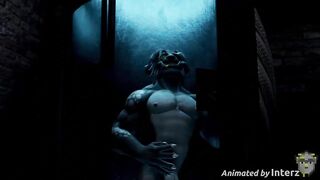 Duplicating hyper muscle growth raged trio fucks furry twinks raw