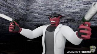 Duplicating hyper muscle growth raged trio fucks furry twinks raw
