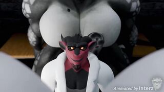 Duplicating hyper muscle growth raged trio fucks furry twinks raw