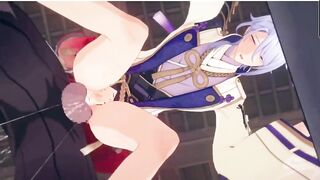 Ayato Gang Bang Genshin Impact raw animation free HD r34