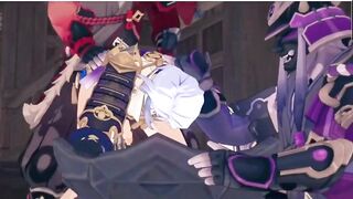 Ayato Gang Bang Genshin Impact raw animation free HD r34