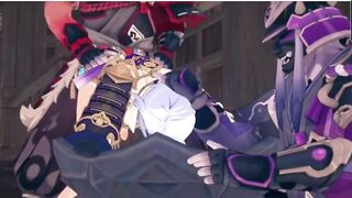 Ayato Gang Bang Genshin Impact raw animation free HD r34