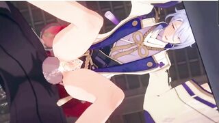 Ayato Gang Bang Genshin Impact raw animation free HD r34