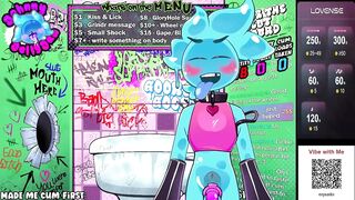 Slime gets railed in club restroom gloryhole fucked raw