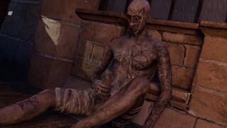 Gloria a las Mamadas with a Beast Masked Him Raw flesh cumshot