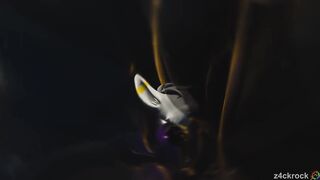 Furry latex balloon inflation destroys tight hole raw cumshot