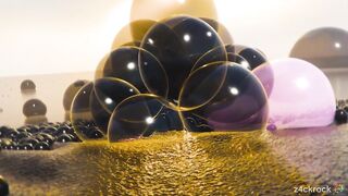 Furry latex balloon inflation destroys tight hole raw cumshot