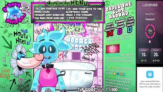 Slime has a gloryhole chat in the bathroom stall