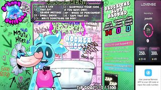 Slime has a gloryhole chat in the bathroom stall