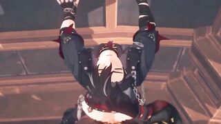 POV Fucking Wriothesley raw Genshin gay hentai animation