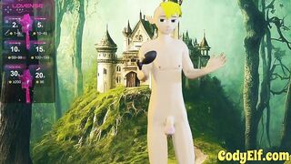 Cody Elf sends those big dick pics with gay anal toys