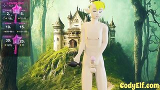 Cody Elf sends those big dick pics with gay anal toys