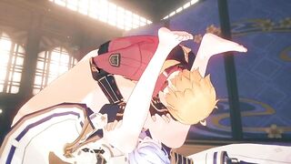 Ayato and Thoma destroyed in this raw Genshin Impact gay anal fuck