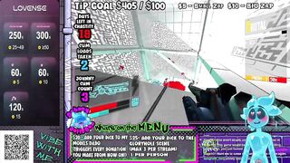 Slime Gets Plugged Live GPS Gamer Cum Shot