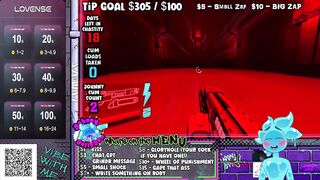 Slime Gets Plugged Live GPS Gamer Cum Shot