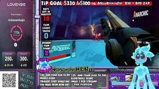 Slime Gets Plugged Live GPS Gamer Cum Shot