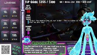 Slime Gets Plugged Live GPS Gamer Cum Shot