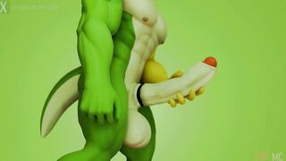 Gay furry cum shot power slams solo drip