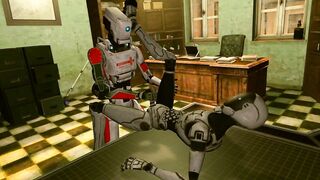 The Unvirgin Destroyed raw anim8ed gay robot gets choked hard