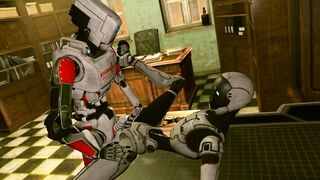 The Unvirgin Destroyed raw anim8ed gay robot gets choked hard