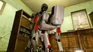 The Unvirgin Destroyed raw anim8ed gay robot gets choked hard