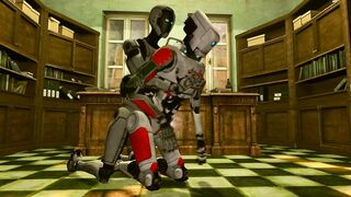 The Unvirgin Destroyed raw anim8ed gay robot gets choked hard