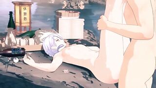 Ayato gets destroyed in raw bareback gay Genshin Impact yaoi