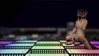 Banjo Dancing Nude Destroys Furry Boy