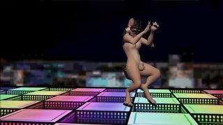 Banjo Dancing Nude Destroys Furry Boy