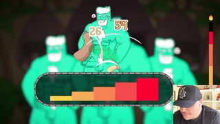 Bear daddy gets hard playing video games cumshot cartoon