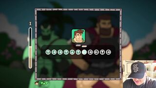 Bear daddy gets hard playing video games cumshot cartoon