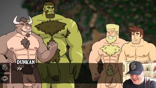 Bear daddy gets hard playing video games cumshot cartoon