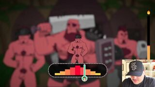 Bear daddy gets hard playing video games cumshot cartoon
