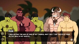 Furry gay bull destroys Robin in raw bareback gaming session