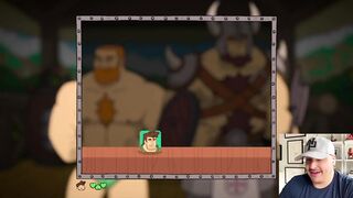 Furry gay bull destroys Robin in raw bareback gaming session