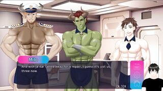 Bull Captain demolishes Harse in hardcore 2d YAOI threesome