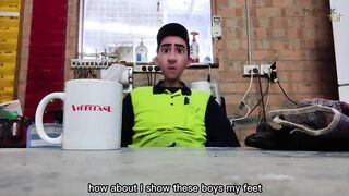 Step Gay Dad gets Frustrated Stood Up in Work Boots