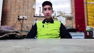 Step Gay Dad gets Frustrated Stood Up in Work Boots