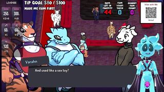 Slime rope bunny gets haunted mansion training in a gay adult animation
