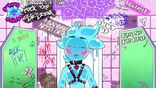 Slime rope bunny gets haunted mansion training in a gay adult animation