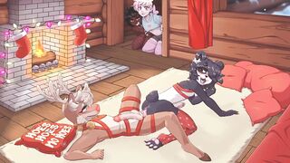 Femboy Furry Gets Double Fucked Until His Cum Drips