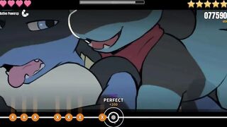 Furry gay cum on deep night beat banger
