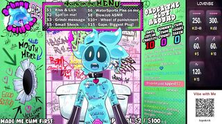 Slime Femboy Destroyed in Slutty Cat Suit Gaming