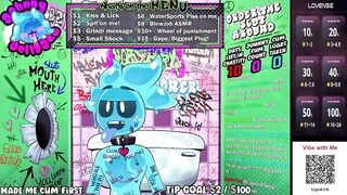 Slime Femboy Destroyed in Slutty Cat Suit Gaming