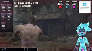 Slime Femboy Destroyed in Slutty Cat Suit Gaming