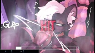 Slime Femboy Destroyed in Slutty Cat Suit Gaming