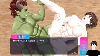 Huge dick destroys virgin's tight hole hardcore yaoi furry animation gameplay