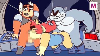 Cartoon monstrous big cocks destroyed raw anal compilation